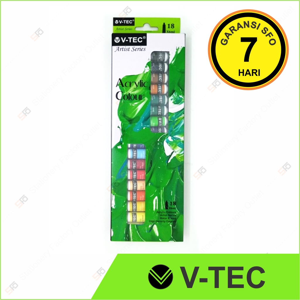 

Cat Acrylic V-Tec isi 18 - VT-618A - SFO Semarang Official