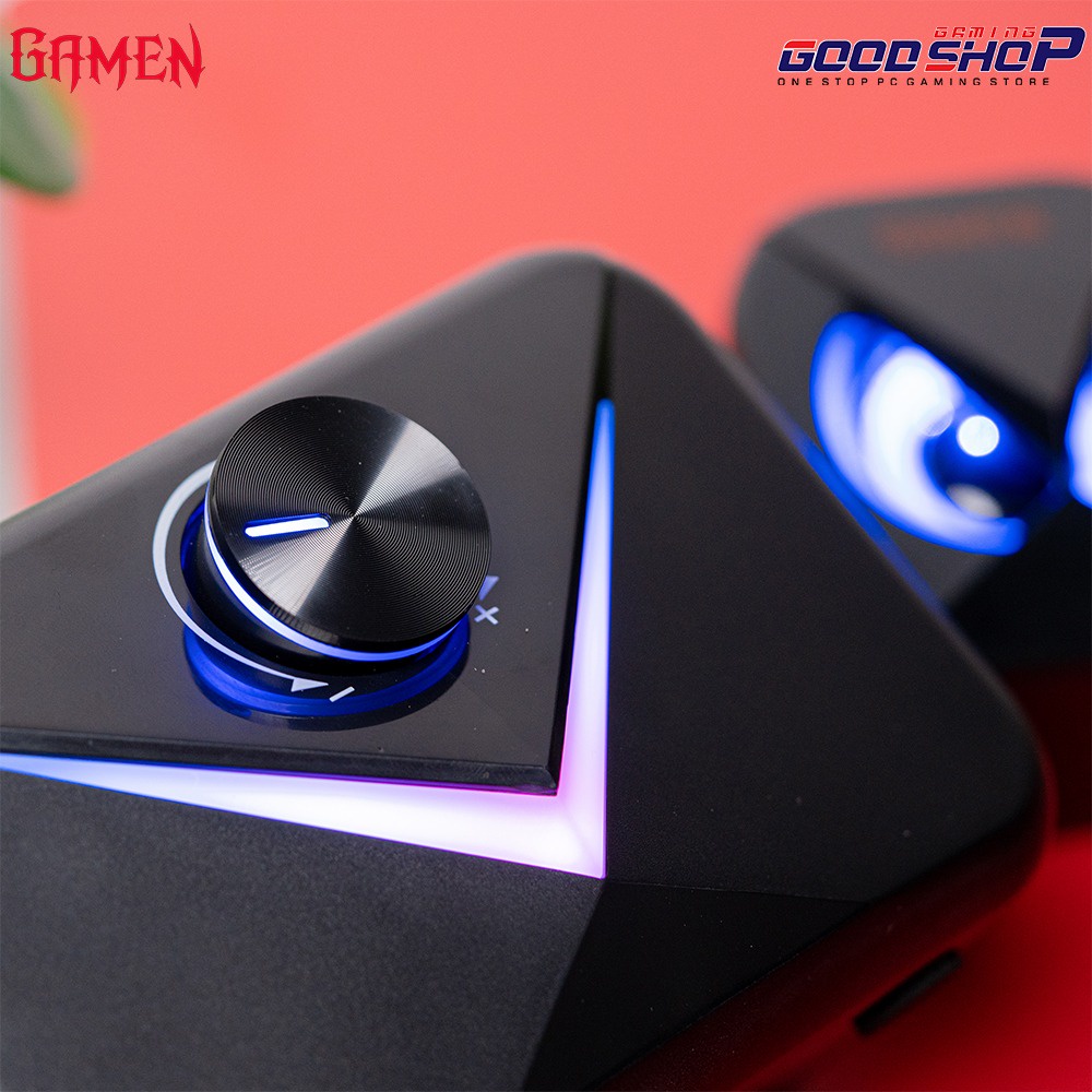 GAMEN Speaker Gaming GS10 Subwoofer with RGB Lights - Gaming Speaker