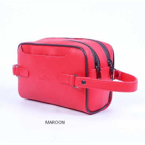 Tas Handbag Classy Pouch Bag Clutch Bag Pria Wanita Kulit Merek Elloso EP02 PRODUK PREMIUM COD