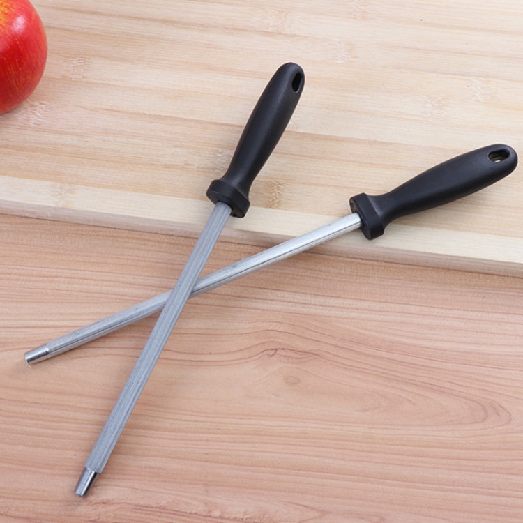 Asahan Pisau Stick Stainless Steel Dapur Knife Sharpener Stick Gagang Pengasahan Stainless Steel TERLARIS TERMURAH