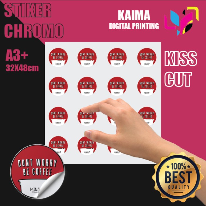 

CETAK STIKER CHROMO A3+ MURAH, DESIGN SUKA-SUKA