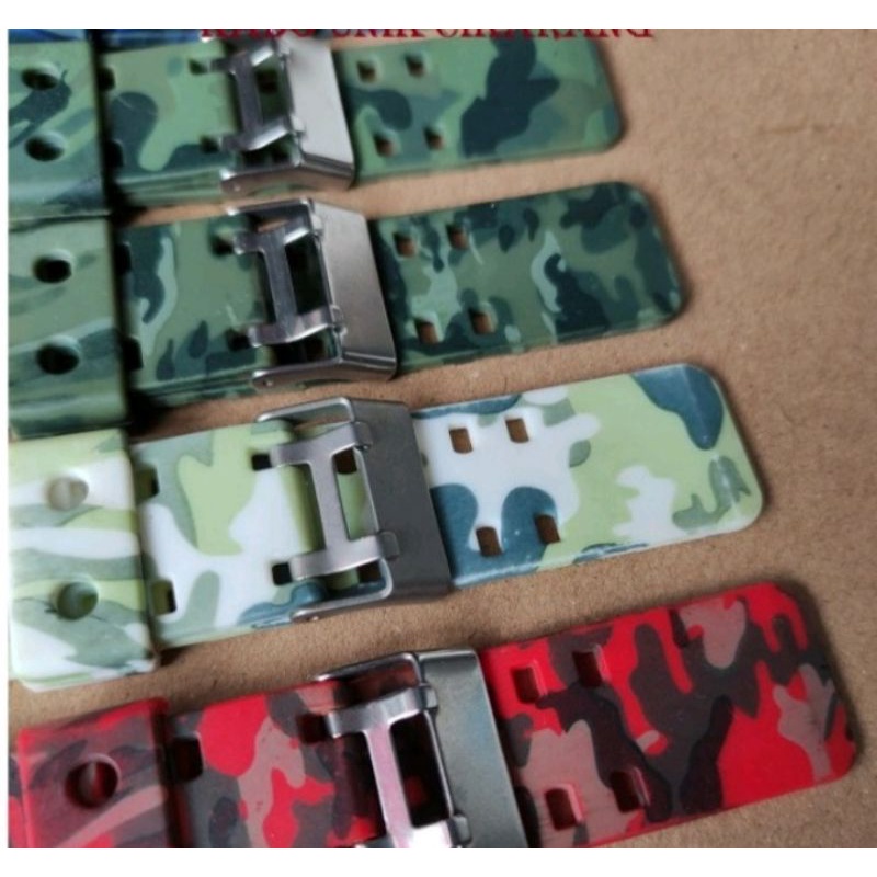 tali jam strap loreng arm G.shok GA 100.110.120.200 lengkap