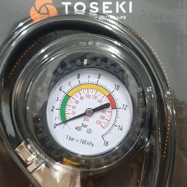 INFLATING GUN ORANGE ALAT ISI UKUR ANGIN BAN KOMPRESOR INFLATOR 3 IN 1