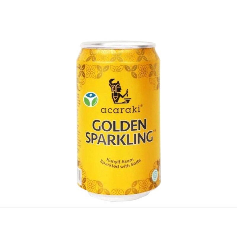 

(instant saja) Acaraki golden sparkling 320ml minuman herbal kunyit asam soda