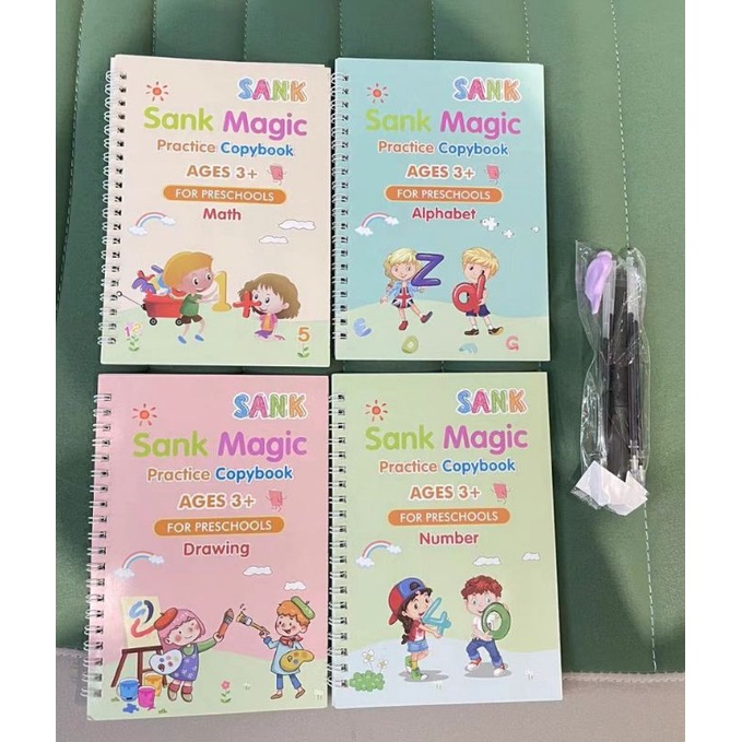 

Buku Sank Magic Practice Book 1 SET ISI 4 BUKU + PULPEN
