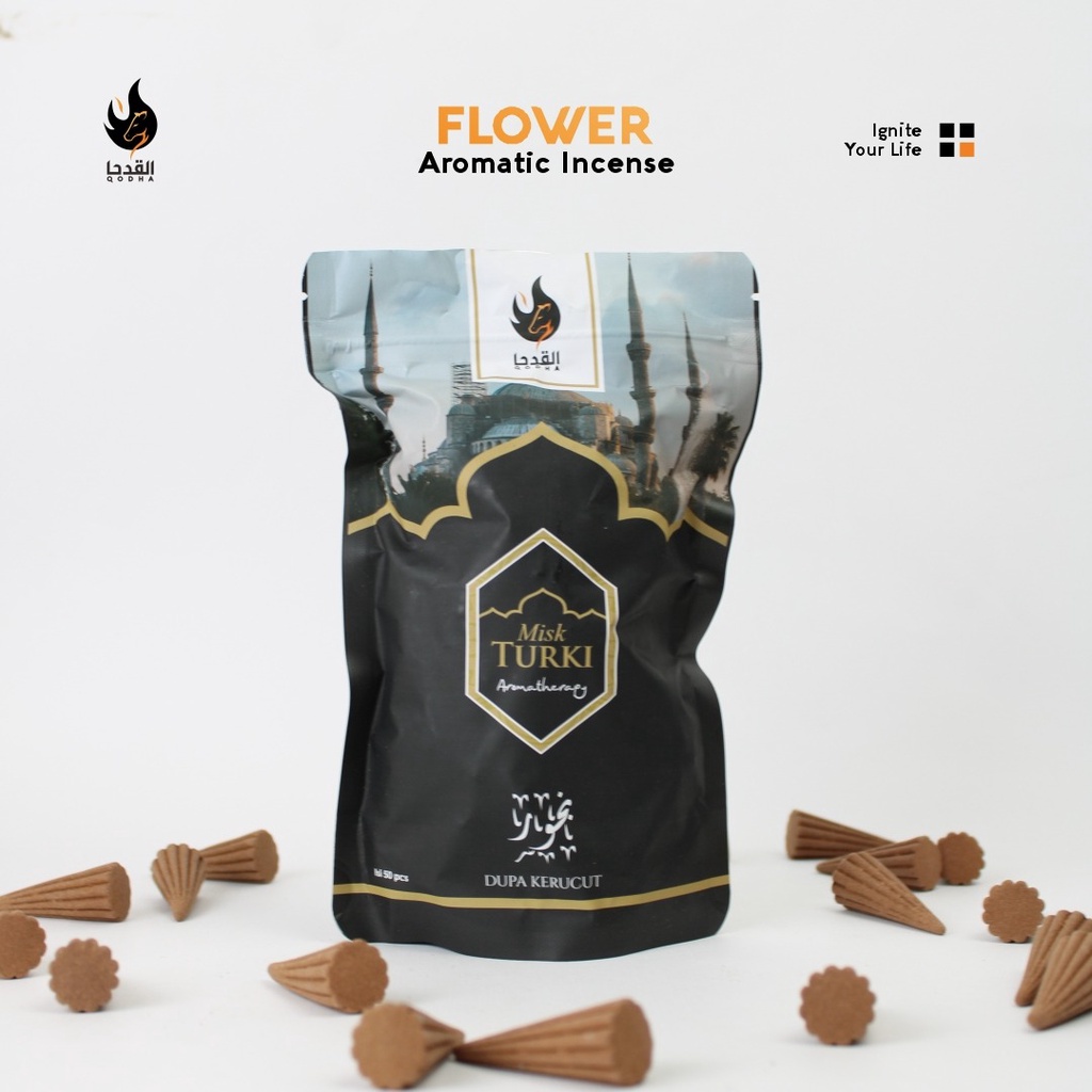 Dupa Kerucut Qodha Bukhur Bakhoor Gaharu Qodha Aromaterapi Original