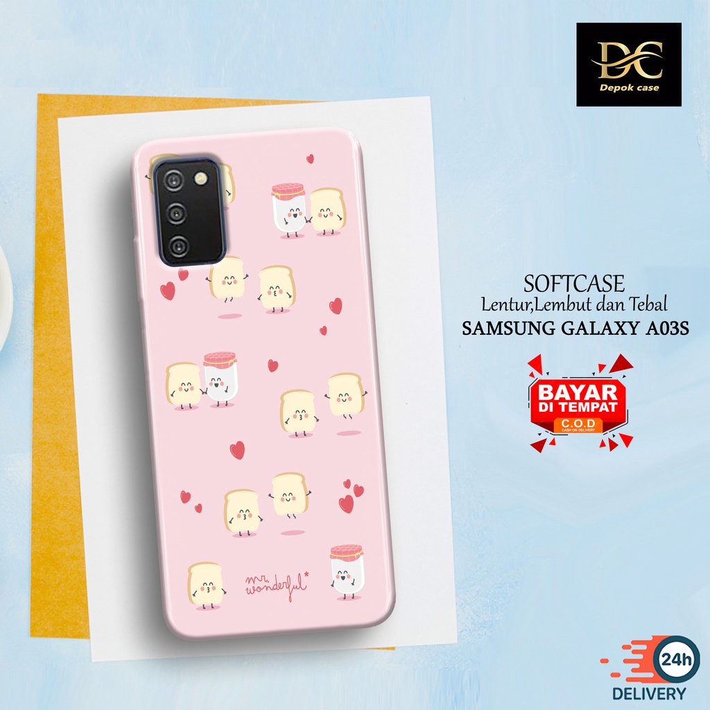 Case Samsung Galaxy A03s Terbaru - Fhasion Case LOVE - Casing Hp Samsung Galaxy A03s Terbaru - Softc