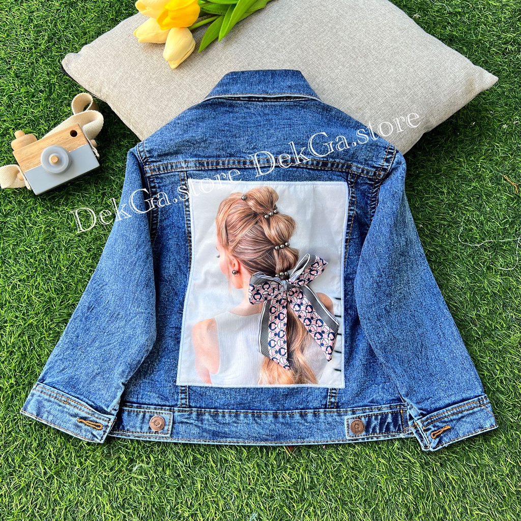 Jaket Jeans Anak Perempuan Motif 2th-15th