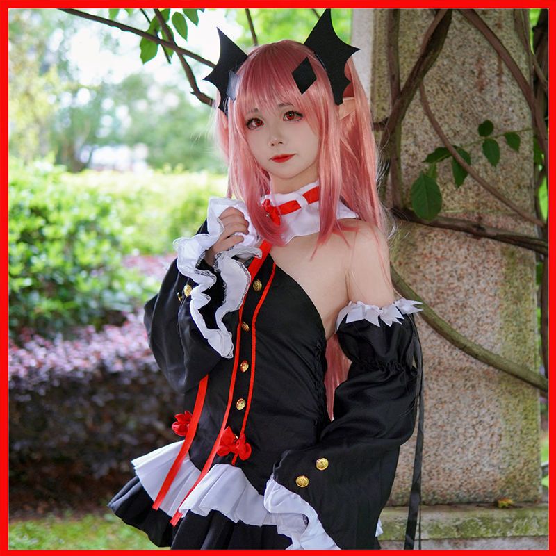 [MikanHiro Store] Cosplay Kururu Tsepeshi Queen Krul Kururu costume Vampire Halloween Party Character Anime