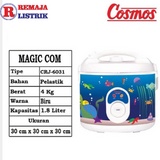 Cosmos Magic Com Rice Cooker Harmond 2 Liter 3in1 CRJ 6031N 2L