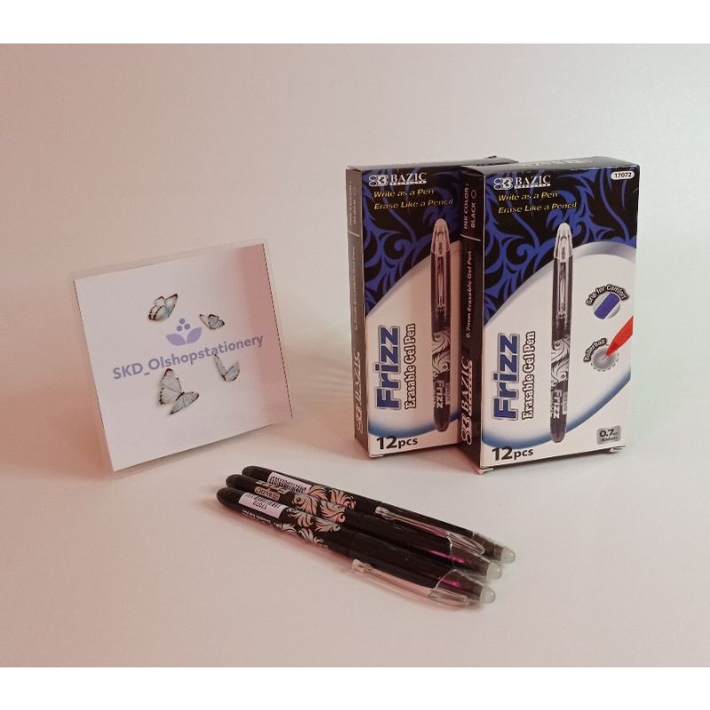 

pena pulpen hapus bazic (12 Pcs)