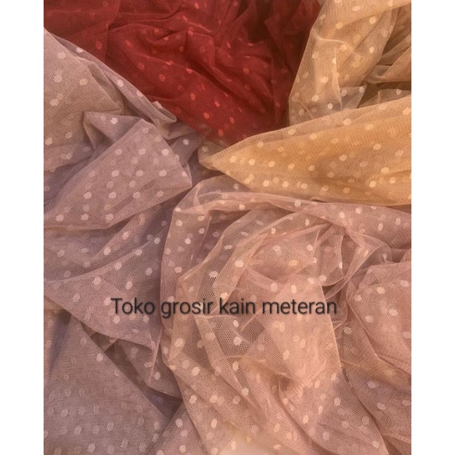 tile polkadot tulle dot tile dot polka