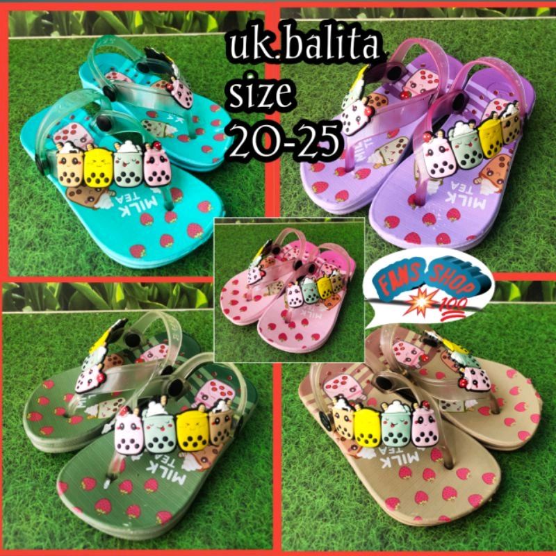 Sandal Japit tali belakang Boba(393e)