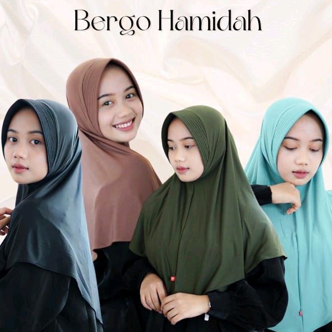 HIJAB BERGO HAMIDAH JERSEY PREMIUM