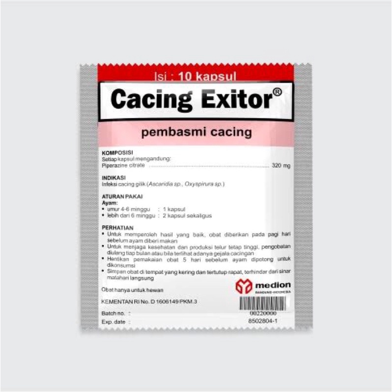 OBAT CACING AYAM CACING EXITOR.OBAT AYAM SAKI CACINGAN.OBAT CACING AYAM UNGGAS