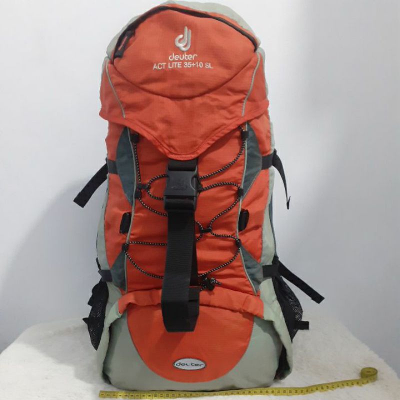 Tas Ransel Second / Preloved / DEUTER ACT Lite Oranye 35+10 L / Tas Carier Bekas