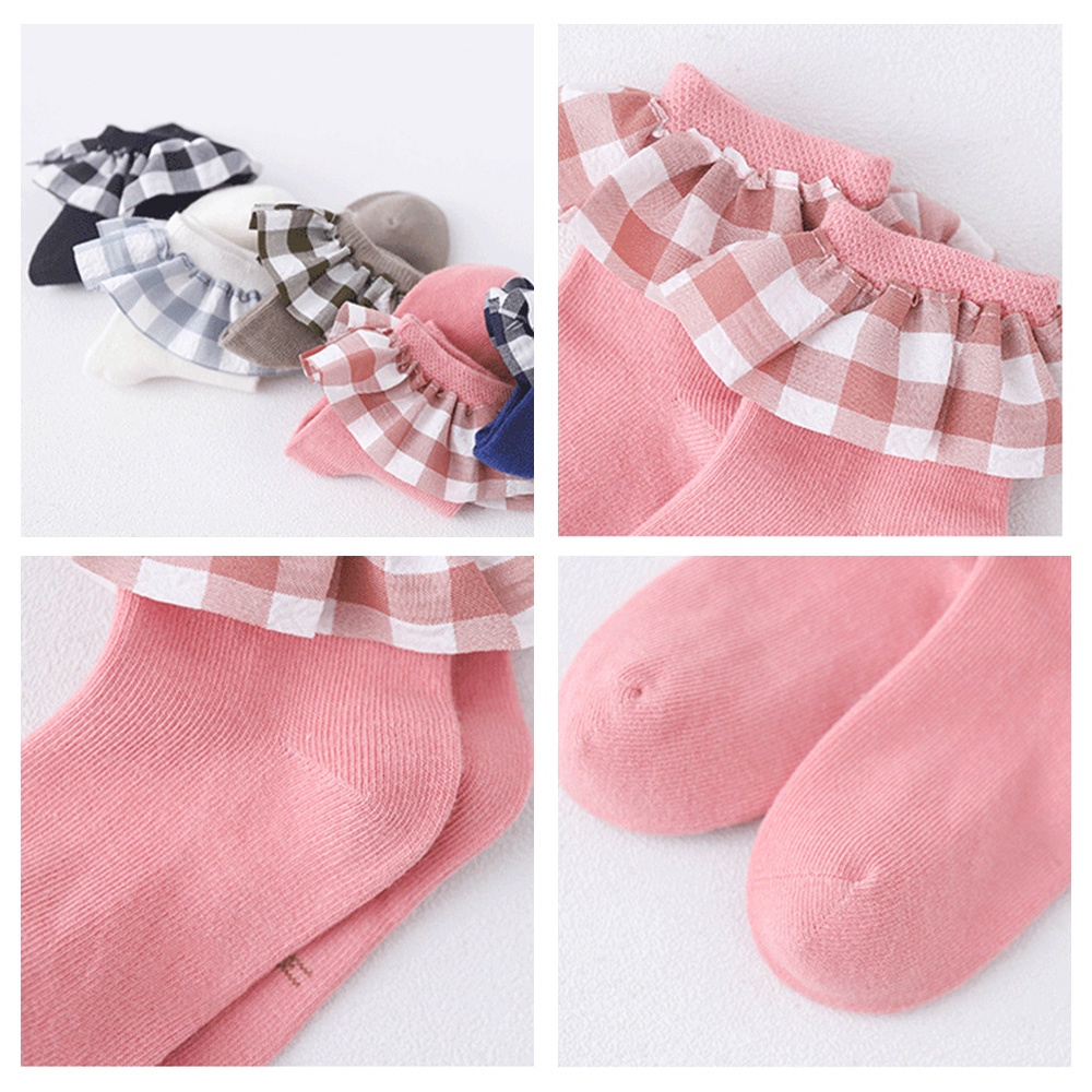 CUCI GUDANG - Catell Love Kaos Kaki Renda -  Girl Socks