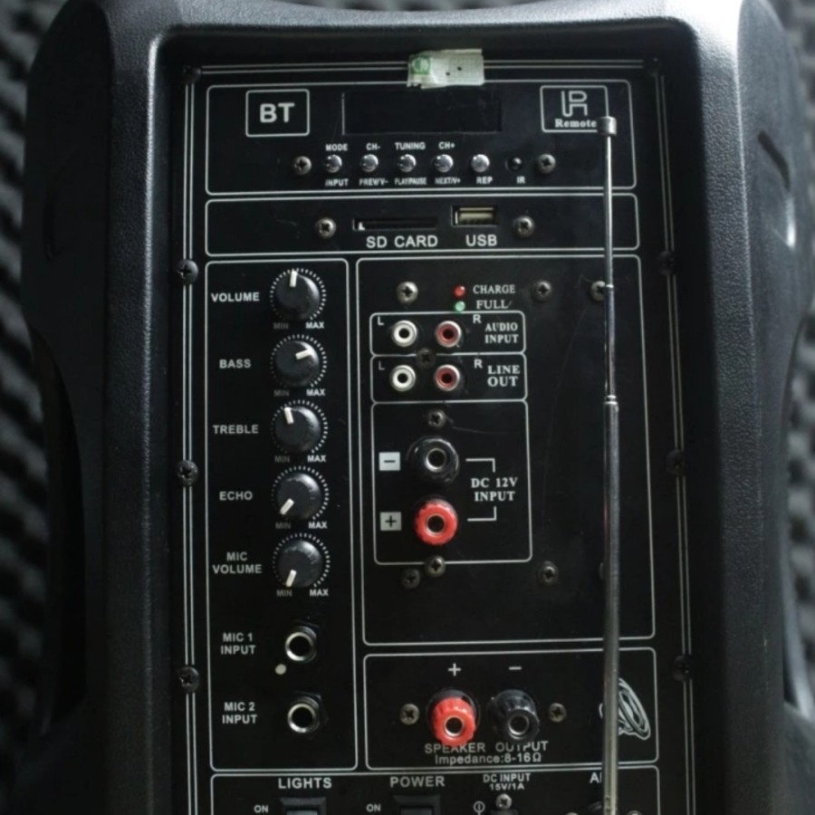 Speaker aktif portable bismarck 12 inch bsx1208 aktiv bsx 1208 wireles