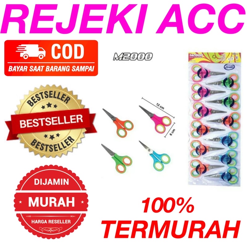 

1 pcs gunting m2000 panjang 12cm