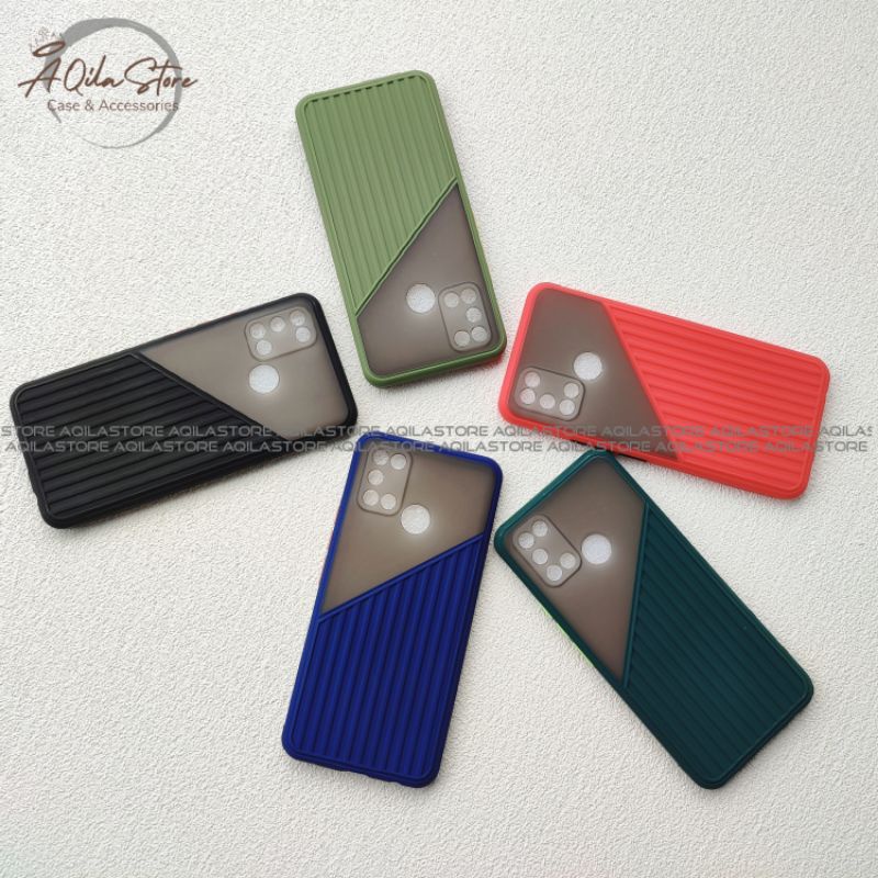 Case Hybrid Realme 7i ( RMX2103 ) / Realme C17 ( RMX2101 ) Case Fuze Transparan Hybrid