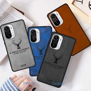 Promo Case Xiaomi Foco F3 2021 Softcase TPU Cloth Casing DEER Textur Jeans