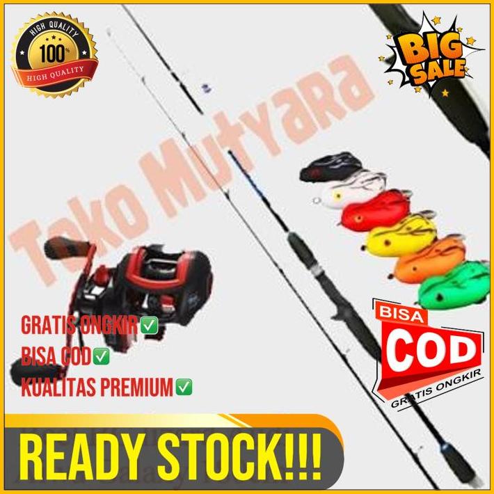 Set Pancing Bc Audi Dan Joran Aiwa Galaxy 180Cm Bonus Softfrog