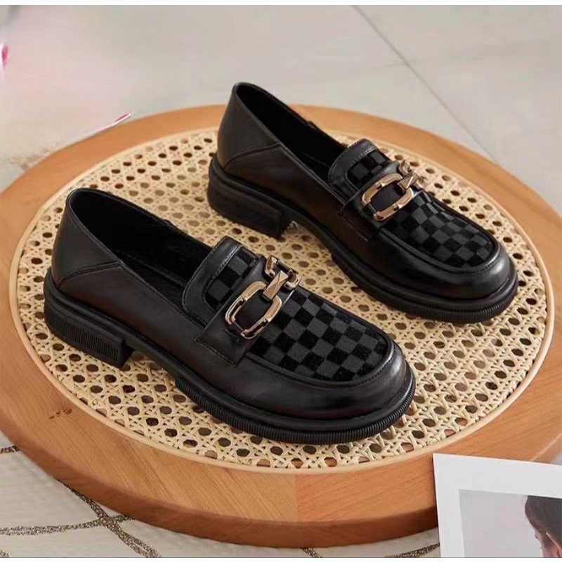 Sepatu Docmart Wanita Loafers Fashion Korea Terbaru Best Seller Premium Import 09 Bisa Cod