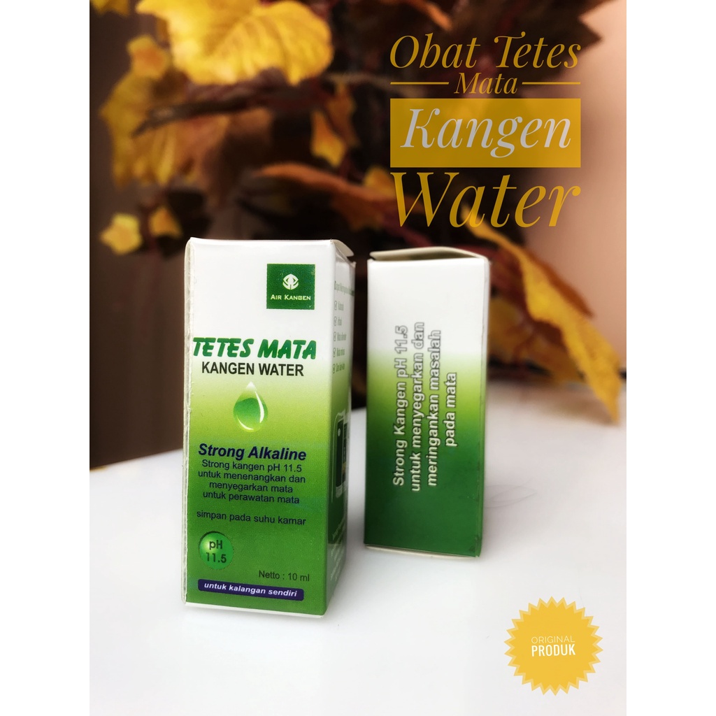 Tetes mata Kangen water