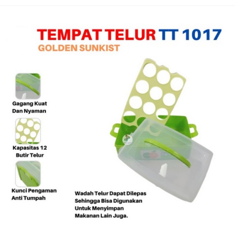 tempat telur golden sunkiest TT1017