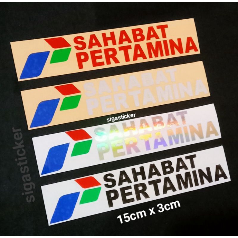 STICKER STIKER PERTAMINA STICKER SAHABAT PERTAMINA CUTTING