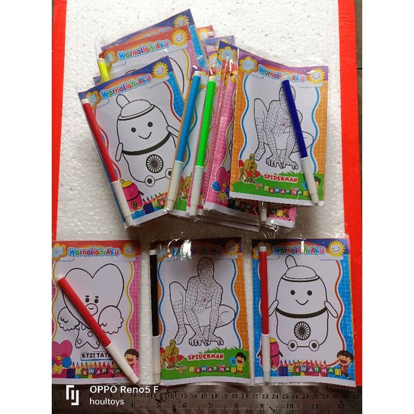 

20PCS MEWARNAI SPIDOL