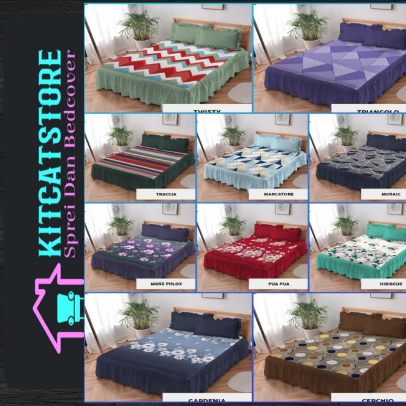 Sprei Rumbai Kintakun Lite - single Queen 120x200 / 140x200 /160x200 Terbaru