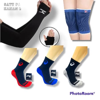 paket hemat Arm Sleeves Manset olahraga kaos kaki deker Arm Sleeve UV Protection TANGAN MANSET BASELAYER TANGAN PROCOMBAT TUMBHOLE GRADE ORI ARM SLEEVE  lubang jempol