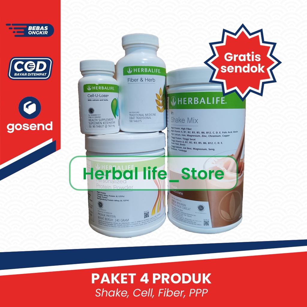 herbalife shake original paket langsing-herballife shake-ppp herbalife-cell u loss herbalife-fiber h