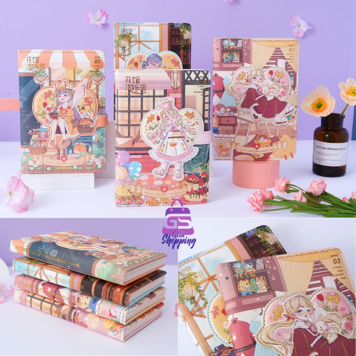 

Magnetic Notebook Diary Flower Shop / Jurnal agenda Buku tulis - 6263