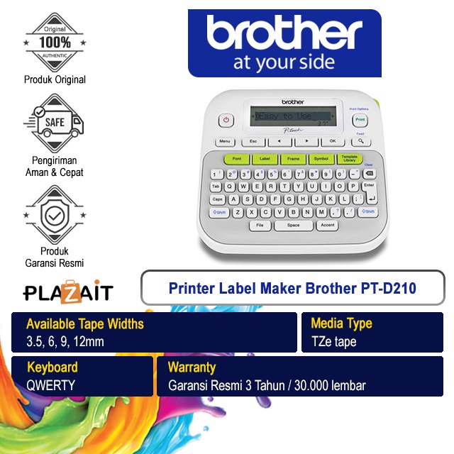 

Printer Label Maker Brother PT-D210