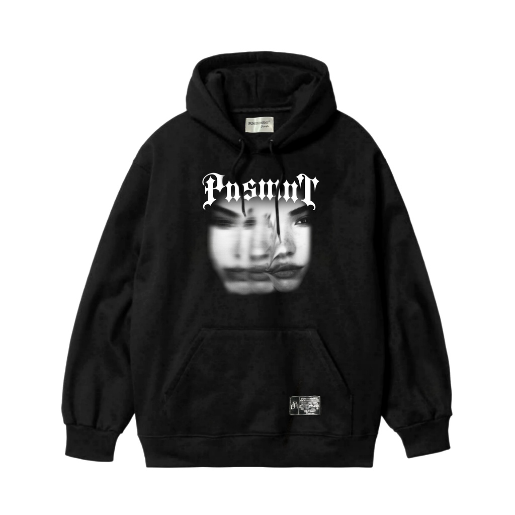 Sweater Hoodie Punishment Fosmout Black