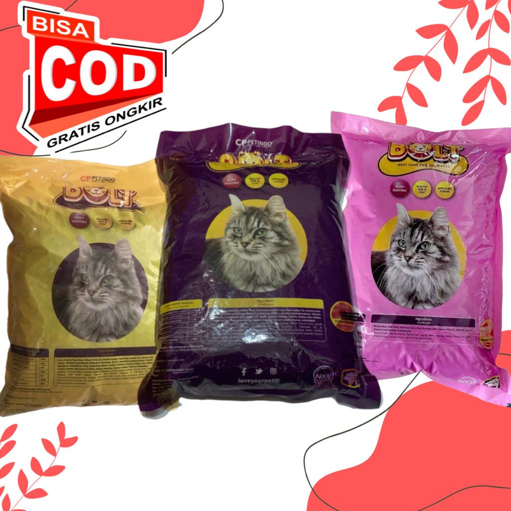 MAKANAN KERING KUCING DEWASA BOLT CAT 1KG MAKANAN KUCING 1 KG