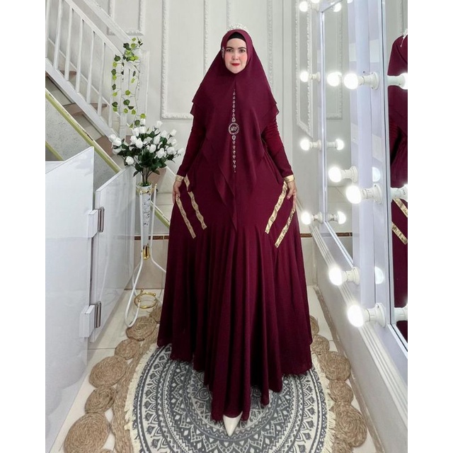 READY DIJAH SYARI Printing Series by Dijah Gamis Muslim Umroh Original