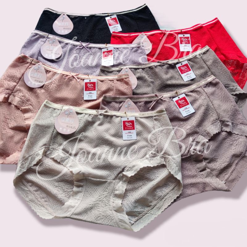 Elena Celana Dalam Wanita Transparan Lace E 9381 - CD Seksi Fit BB 75kg - Sexy Lembut Dingin Anti Ga