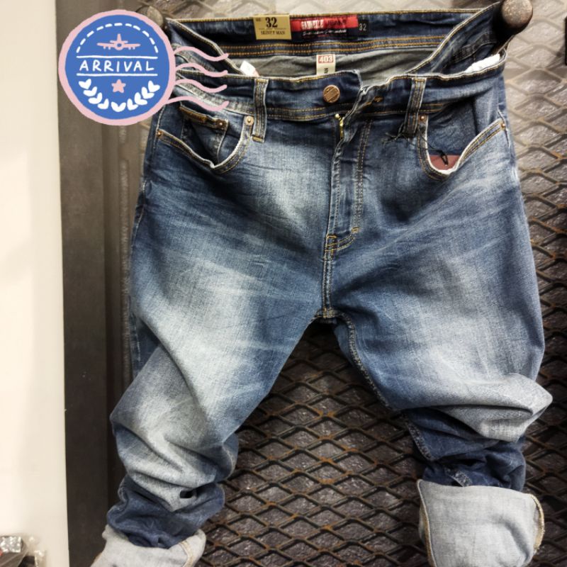 TERBARU - CELANA JEANS COWOK GABRIELLE ORIGINAL SKINNY MAN KEREN