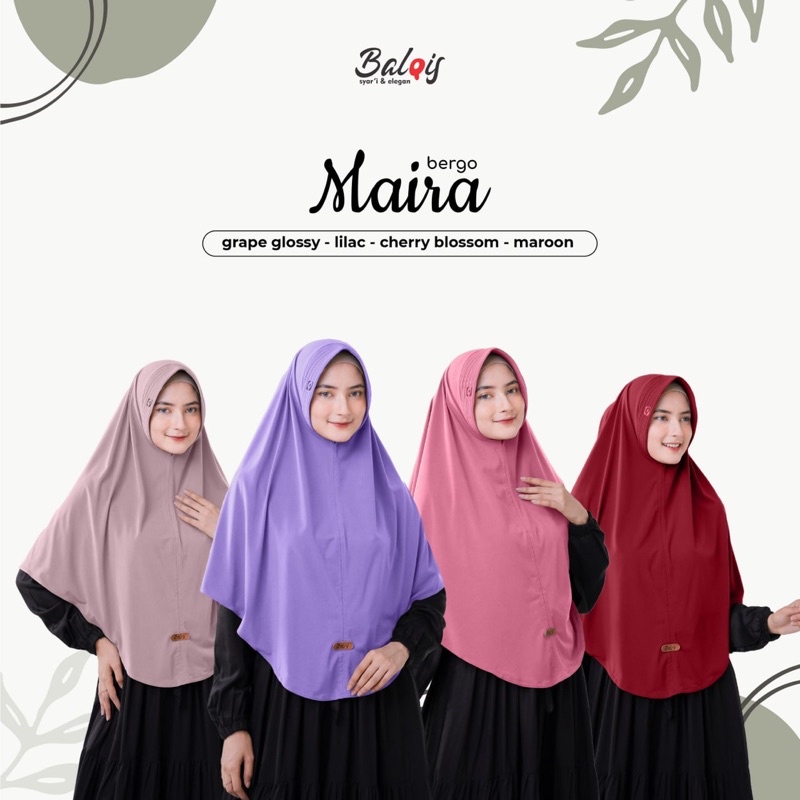 BERGO MAIRA BY BALQIS HIJAB