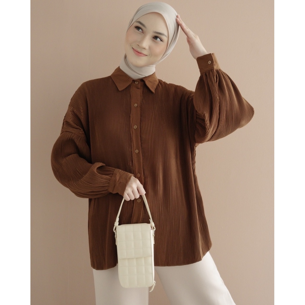 Myrubylicious GIATIKA SHIRT KODE NN2220 | SHIRT | KEMEJA WANITA | KEMEJA PLISKET