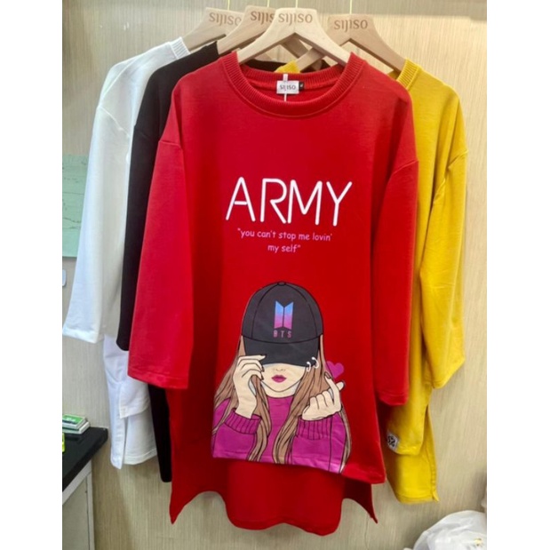 Sijiso | Atasan Kaos Viral Ori Sijiso Motif Army New