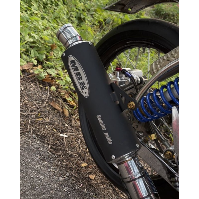 knalpot Racing  fulset  CB MEGAPRO  GL TIGER original Muffler by MBK RACING.