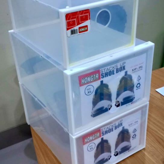 Jual Hongta Kotak Sepatu Acrylic Transparan Box Sepatu Size M And Xl