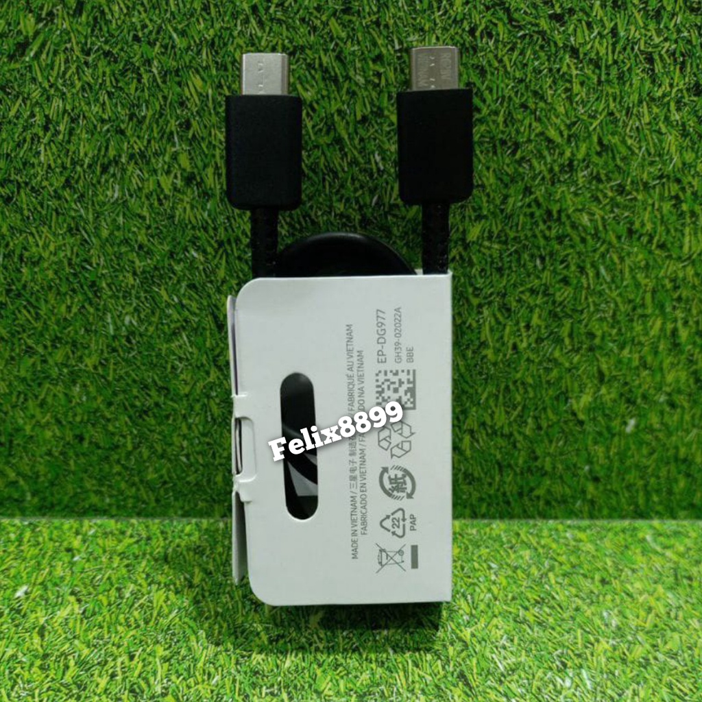 Samsung Kabel Data Charger Super Fast Charging USB Type C To C Original