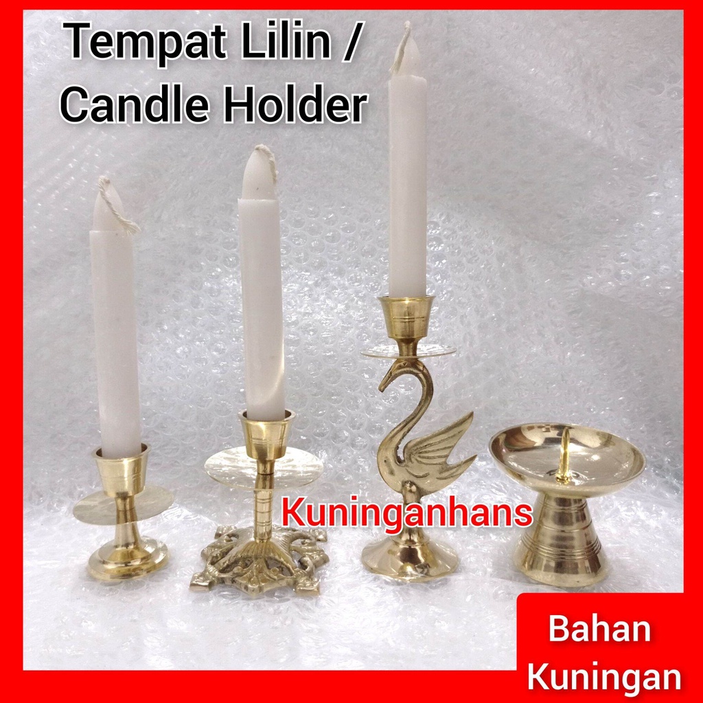 tempat lilin candle holder brass tempat lilin tempat lilin kuningan
