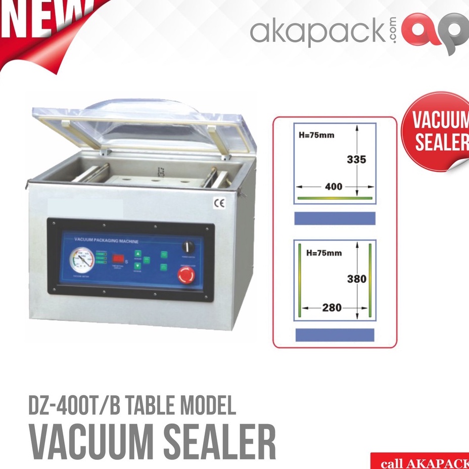 Jual MESIN VAKUM SEALER DZ400 TN/B VACUUM SEALER / MESIN PENGEMAS