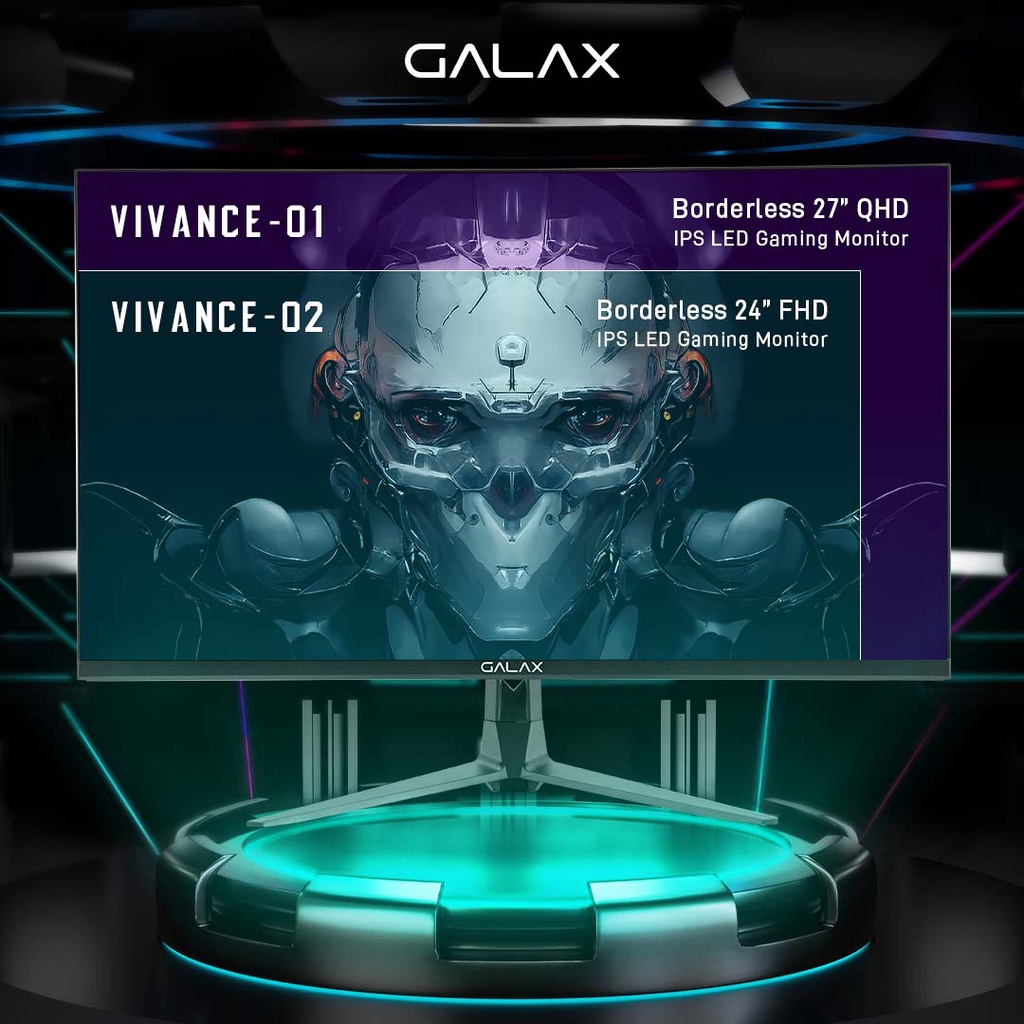 Monitor Led GALAX GAMING VIVANCE-01 27&quot; QuadHD 165Hz 1ms IPS Port HDMI, DP